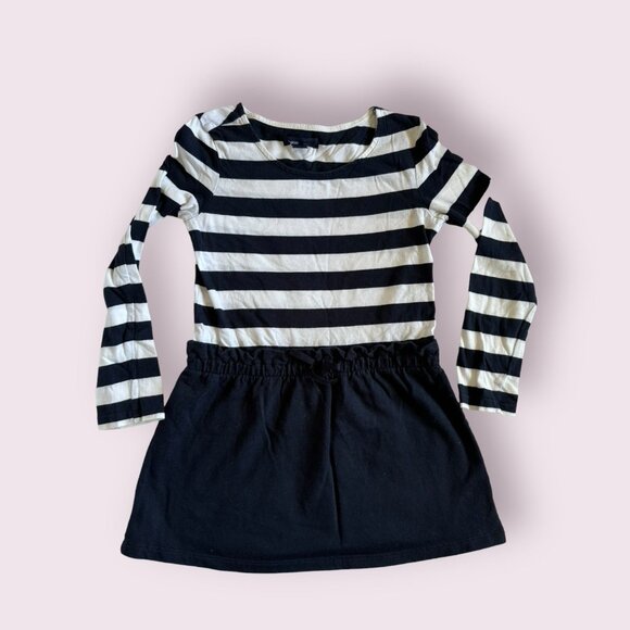 GAP Kids Long Sleeve Striped Dress  size: S (6-7) - Picture 1 of 4